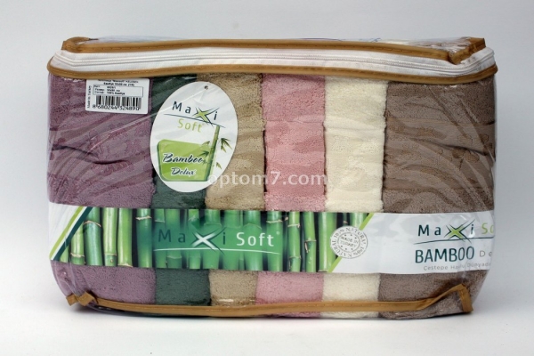 Полотенце махровое 50х90 "MaxiSoft" Kelebek